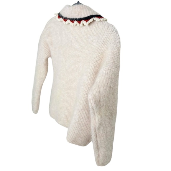 TACH CLOTHING FELIPA POPLIN COLLAR SWEATER - Picture 7 of 7